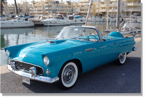 Alquiler de automovil clásico en Puerto Banus, Puerto Marina