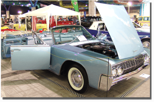 1962 Lincoln Continental descapotable para alquilar en Málaga