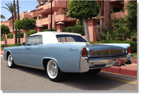 62 Lincoln Continental alquiler Estepona