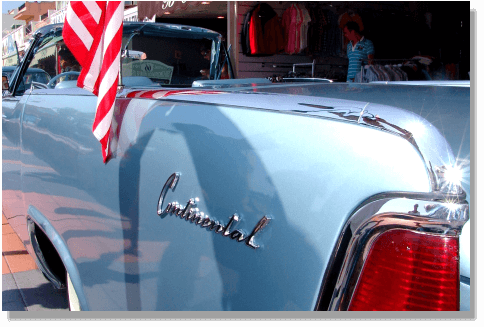 Coche clasico americano alquiler Malaga
