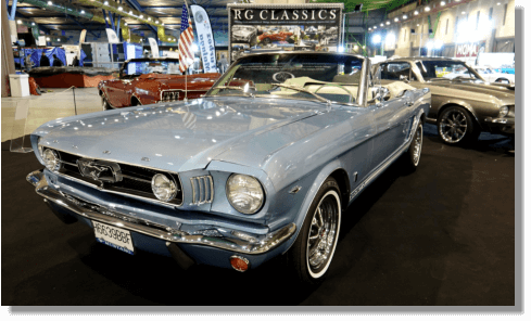 RetroMalaga 2019 Ford Mustang, stand RG Classics