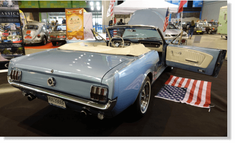 Mustang clásico para bodas y eventos especiales en la Costa del Sol