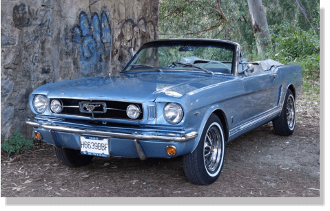 65 Ford Mustang descapotable en Benalmádena, Fuengirola, Benalmadena, Nerja, Velez Malaga