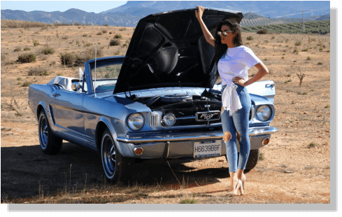 Fotografía coche clásico Antequera, Coin, Pizarra, Ardales, Campillos, Ronda, Velez Malaga, Nerja