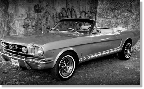 Coche clásico americano para boda en Malaga