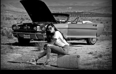 coche clasico fotografia Malaga