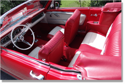 1968 Mustang interior