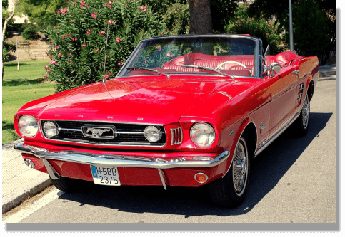 1966 Mustang para videos, fotos, eventos especiaes, publicidad y marketing, lanzamiento de productos 
