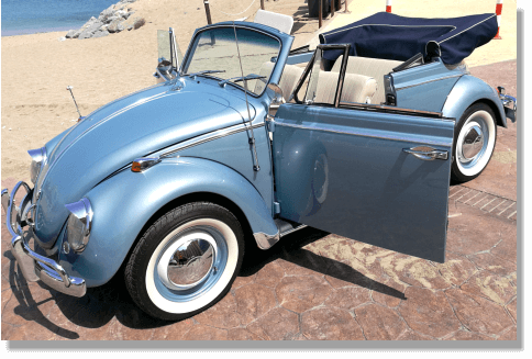 Clasico descapotable para bodas y eventos especiales