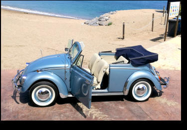 Clasico descapotable para bodas y eventos especiales