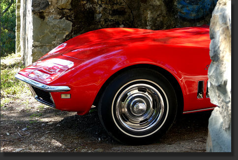 coche clasico deportivo americano Malaga