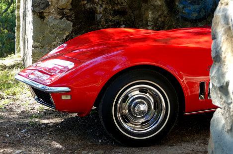 coche clasico deportivo americano Malaga