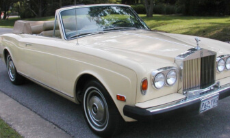 1977 Rolls Royce Corniche convertible