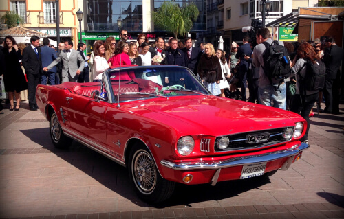 Coche clasico para bodas Mijas, Fuengirola