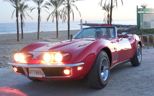 1968 Corvette Stingray disponible para alquileres en Andalucia