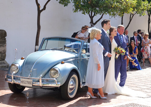 Coches clásicos para bodas en Puerto Banus, Sotogrande