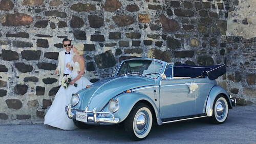 boda en coche clasico en  Puerto de la Duquesa