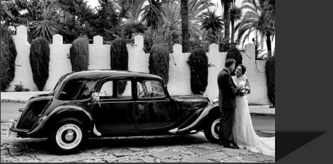 coche clasico boda Malaga, Marbella, Puerto Banus, Estepona