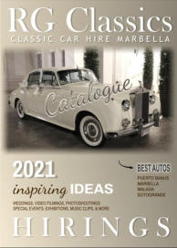 RG Classics catalogo de coches clasicos 2021