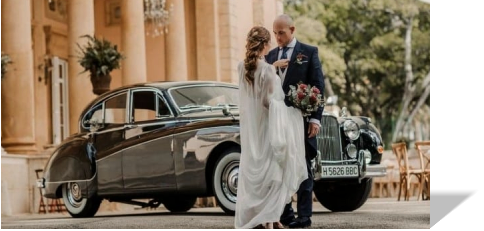 Coches clásicos de lujo para bodas