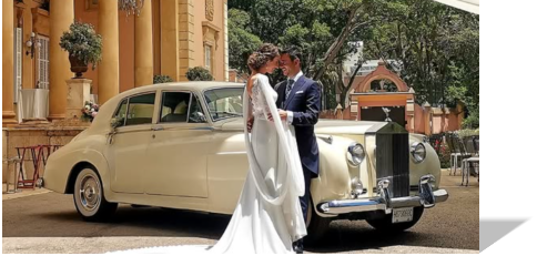 Coche clásico de lujo para bodas exclusivas en Málaga