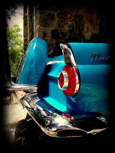 1956 Ford Thunderbird alquiler Marbella, Benalmadena, Malaga