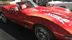 68 Corvette rojo Retro Malaga 2017
